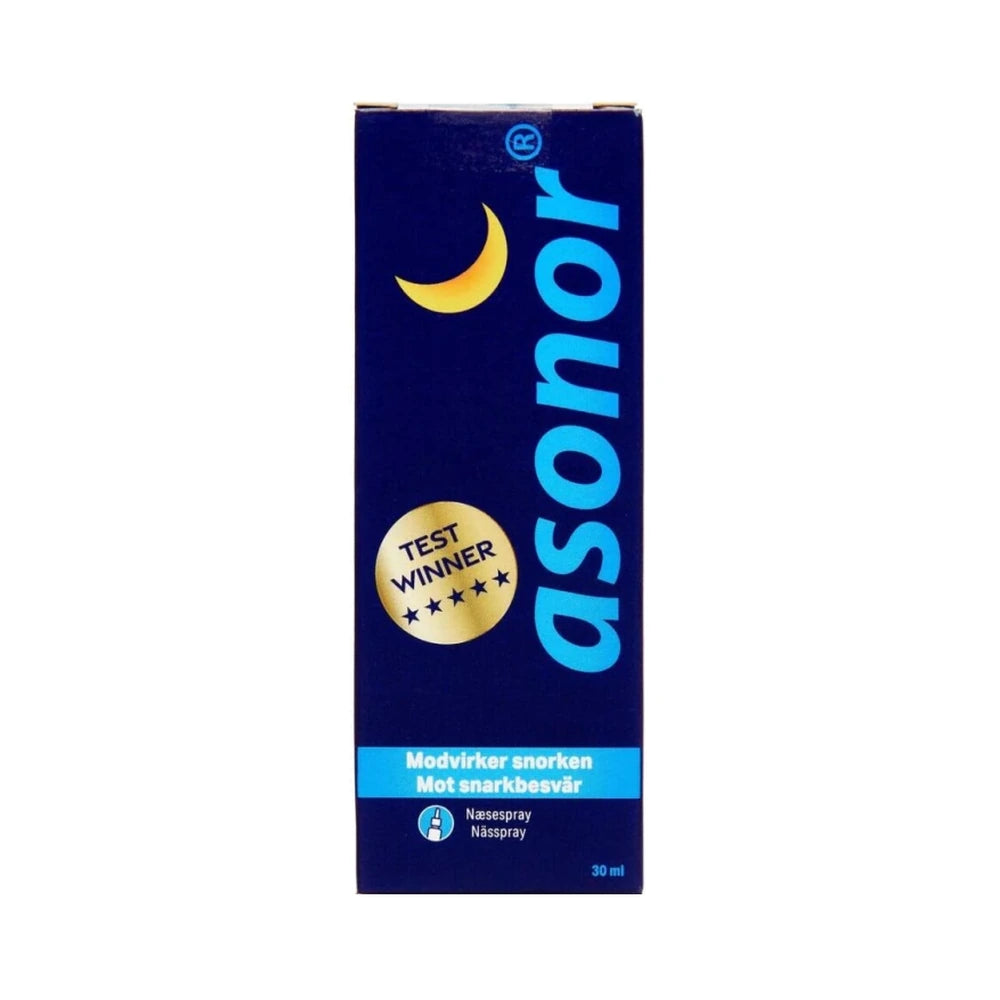 Pakning med Asonor næsespray mod snorken, 30 ml