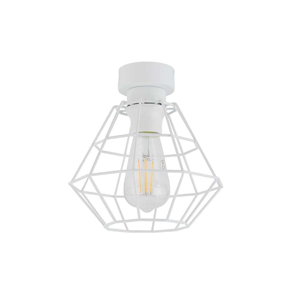 Hvid TK Diamant loftlampe M i stål