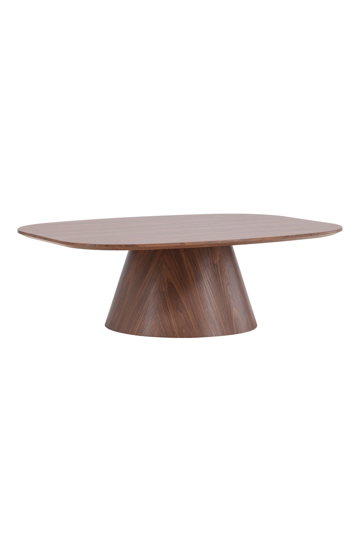 Venture Design Lanzo rektangulært sofabord i MDF med mocca 3D-papir, 120 x 92,5 x 39 cm