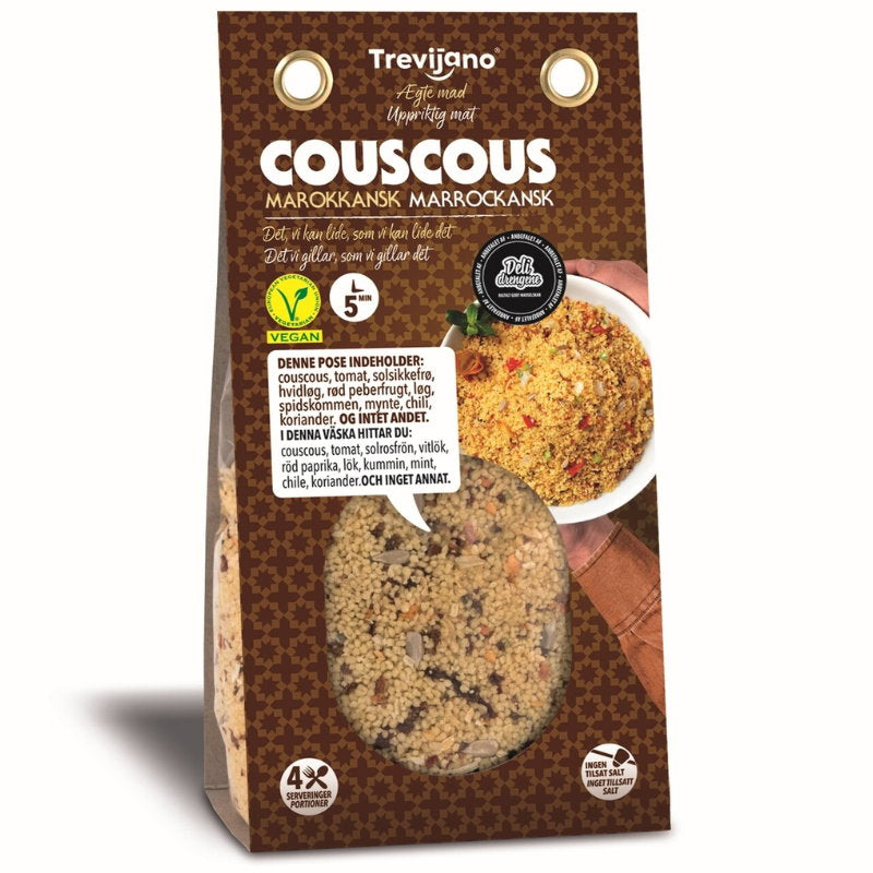 Se Marrokansk Cous Cous Grøntsager Pose 300g ✔ Kæmpe udvalg i Deli Drengene - Køb online på udsalg og tilbud lige nu ✔ Meget billig fragt og hurtig levering - Varenummer: Barlife-1383998 og 8410770910317 på lager - Udsalg på Delikatesser - Kolonial - Pasta & Ris Op til 63% rabat - 2.739 mærker med vilde rabatter