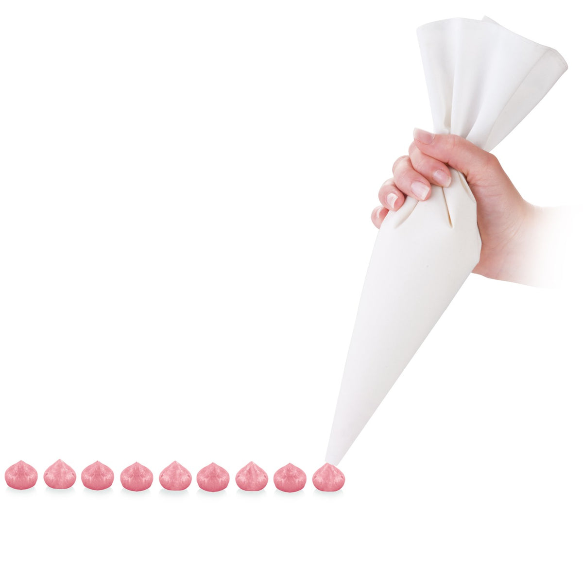 Sprøjtepose i kraftig tekstil, 30 cm lang