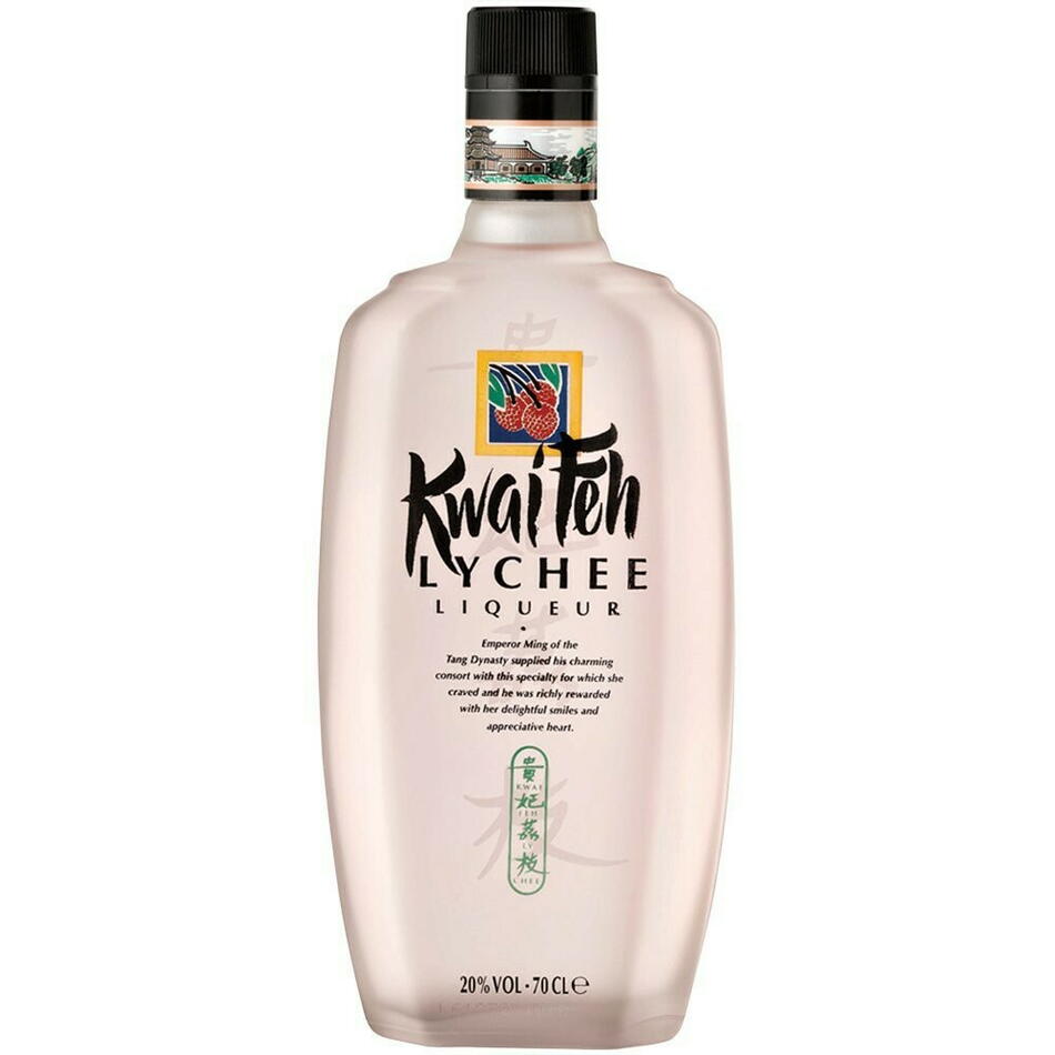 Flaske De Kuyper Kwai Feh Lychee likør på 70 cl
