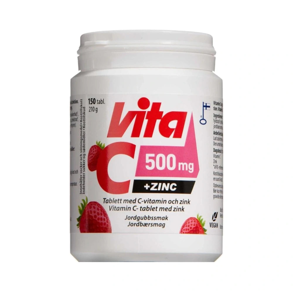 Pakke med Vitabalans Vita C + Zink sugetabletter, 150 stk