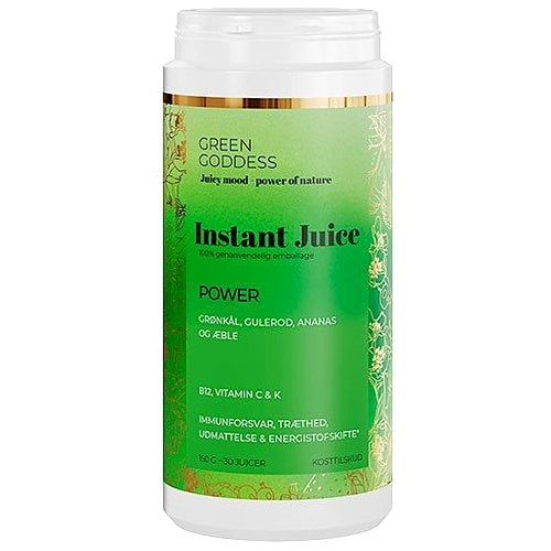 Pakning med Green Goddess Instant Juice Power, 150 g