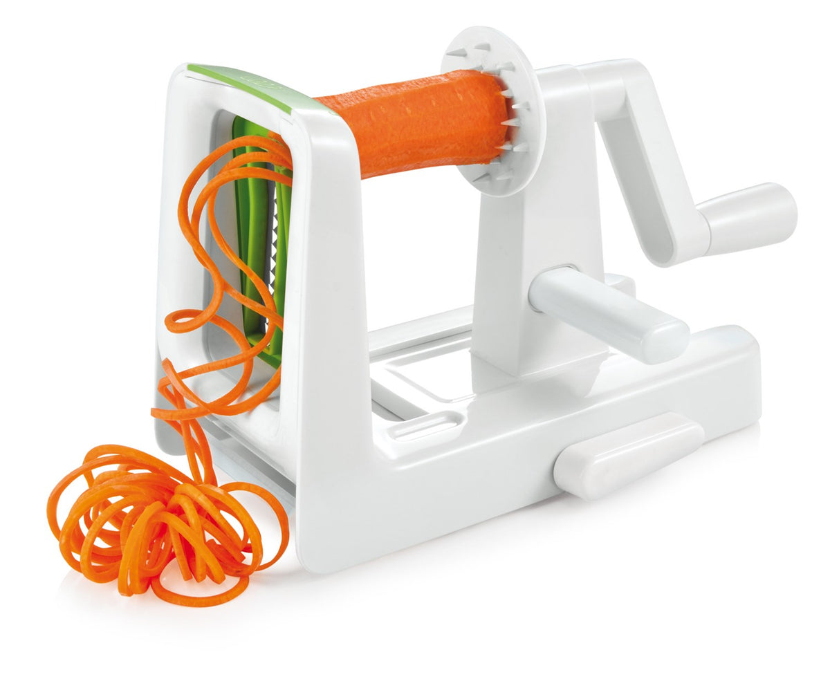 Tescoma spiralizer med tre knive til spiraler af rå grøntsager
