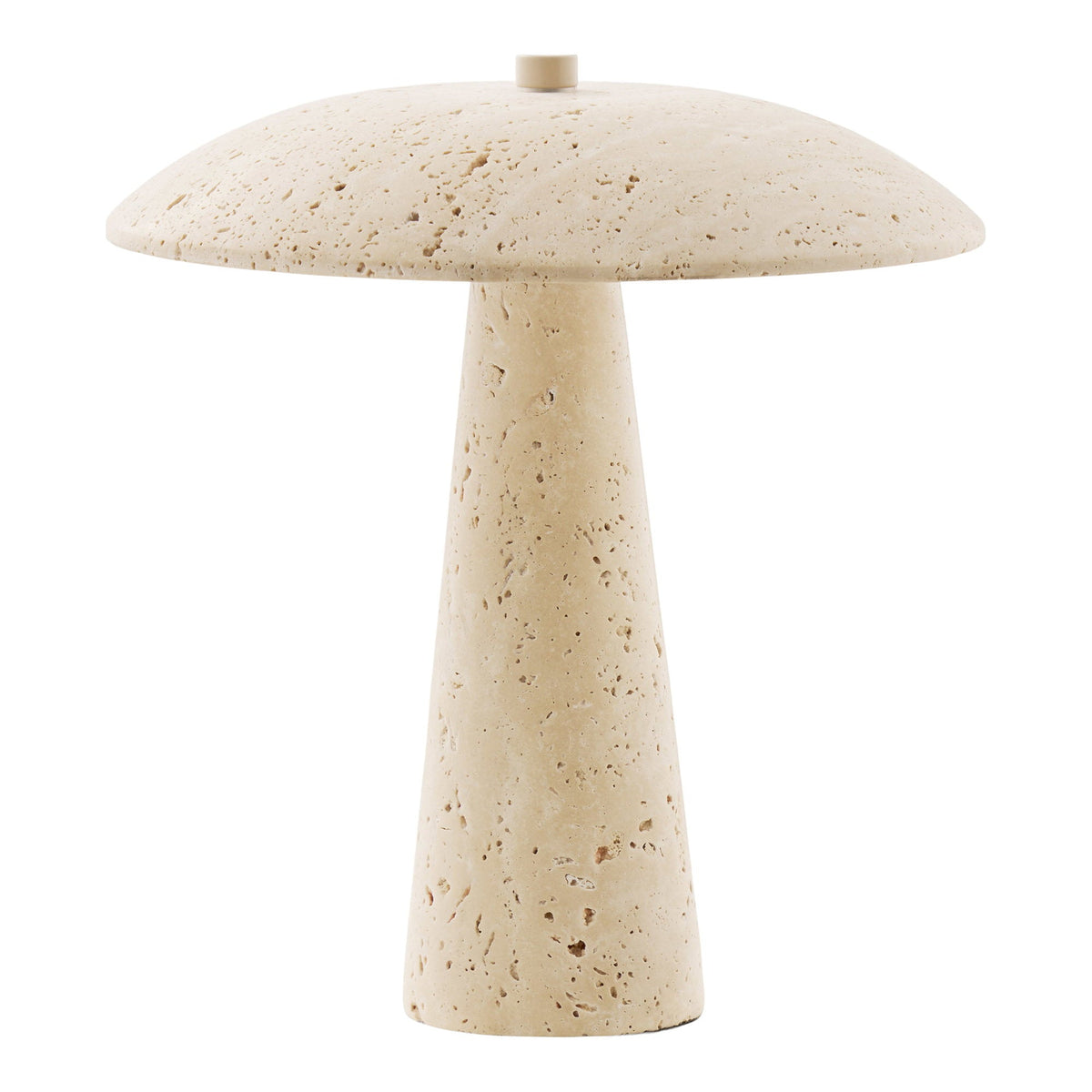 Consett bordlampe i naturfarvet travertin fra House Nordic