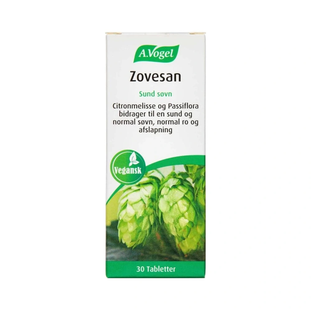 Pakning med A. Vogel Zovesan kosttilskud med fem planter, 30 stk.