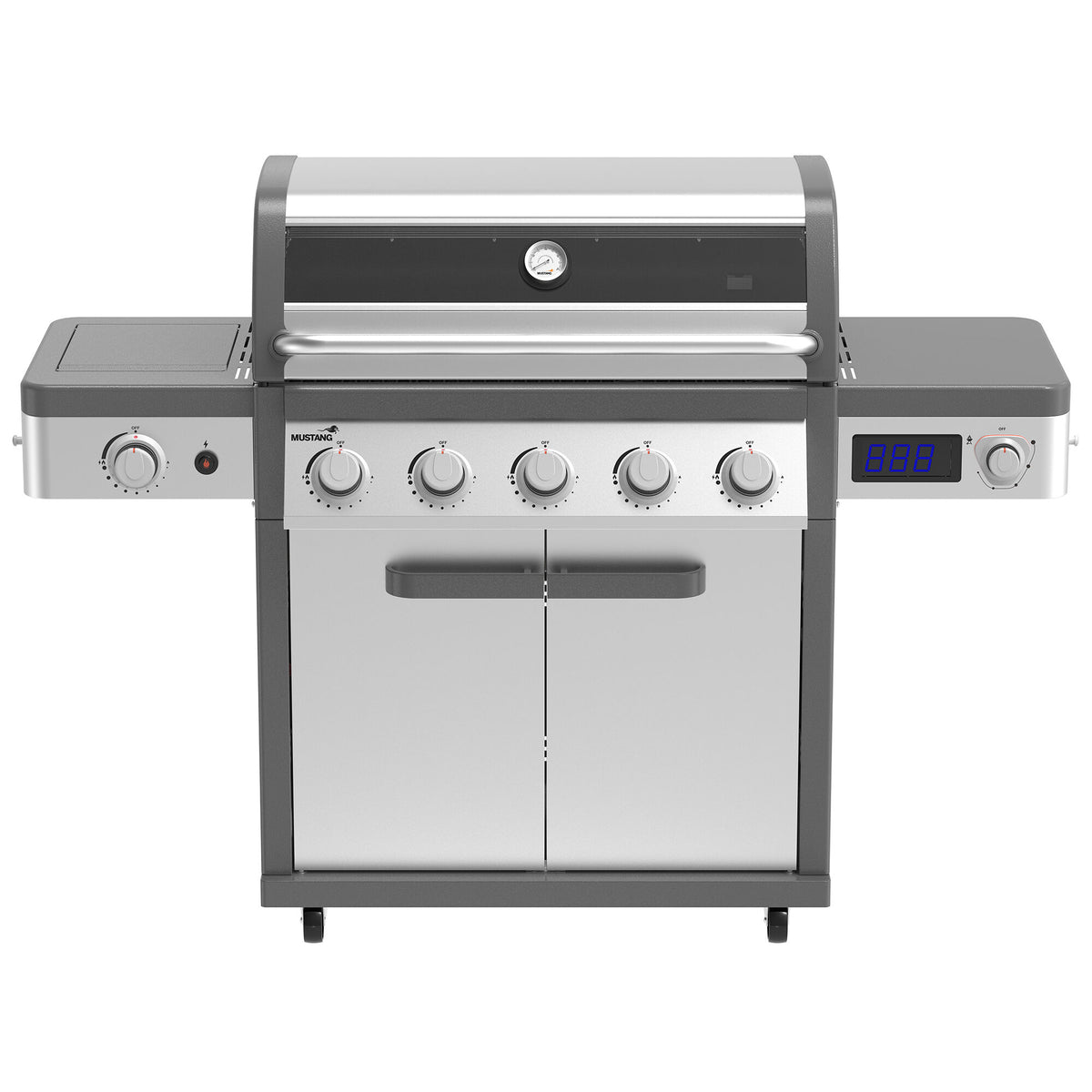 Mustang Charleston S 5+1 gasgrill med termostatstyret temperaturkontrol