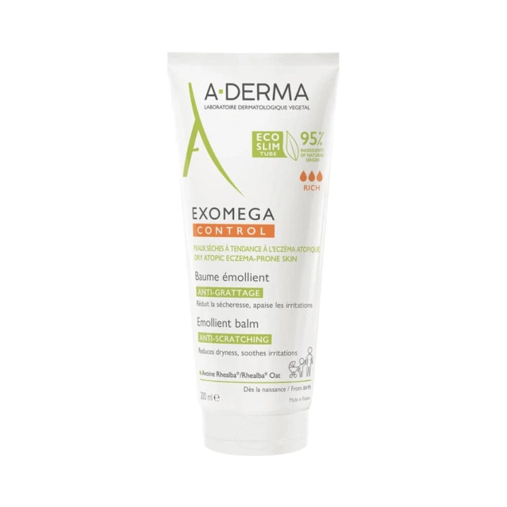 A-Derma Exomega Control Balm 200 ml, balsam til ansigt og krop til tør hud