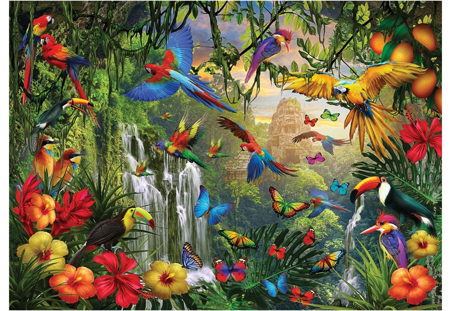 Eurographics puslespil Tropical Bird Paradise, 500 XL-brikker