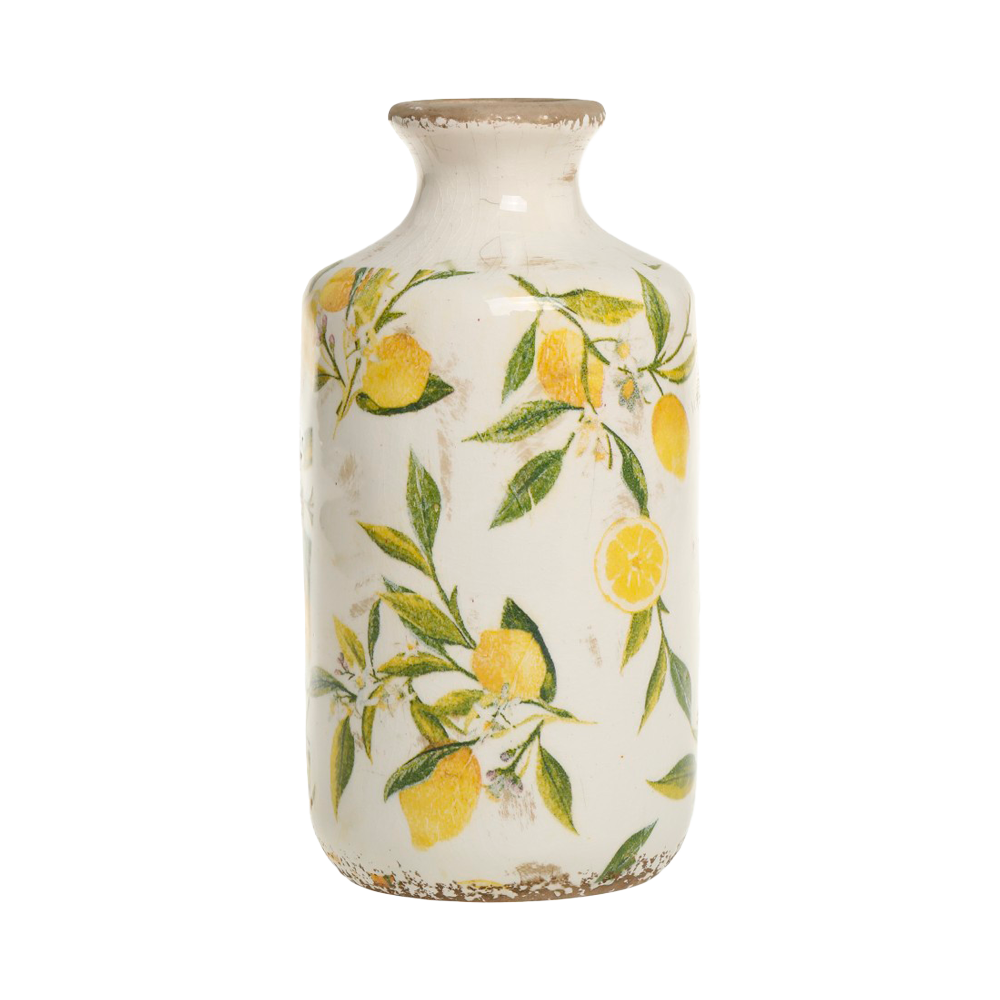 Se Chic Antique LIMONE Vase m. citroner stor ❤ Kæmpe udvalg i Chic Antique - Køb online på udsalg og tilbud lige nu ❤ Billig fragt • Hurtig levering - Varenummer: HomeFeeling-2552 og barcode / Ean: 5712750354481 på lager - Udsalg på Interiør - Vase - Alt interiør Få op til 69% i rabat - Find over 1.798 brands på udsalg