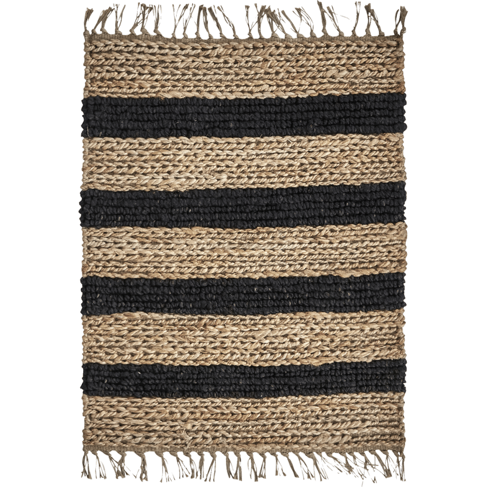 Se House Doctor - Gulvtæppe, Rimi, Nature/Black 60x90 cm ❤ Kæmpe udvalg i House Doctor - Køb online på udsalg og tilbud lige nu ❤ Lav fragtpris og hurtig levering - Varenummer: Bolig&Haven-49558149431626 og barcode / Ean: 5707644865181 på lager - Udsalg på Få op til 67% i rabat - Shop udsalg fra mere end 1.798 mærker