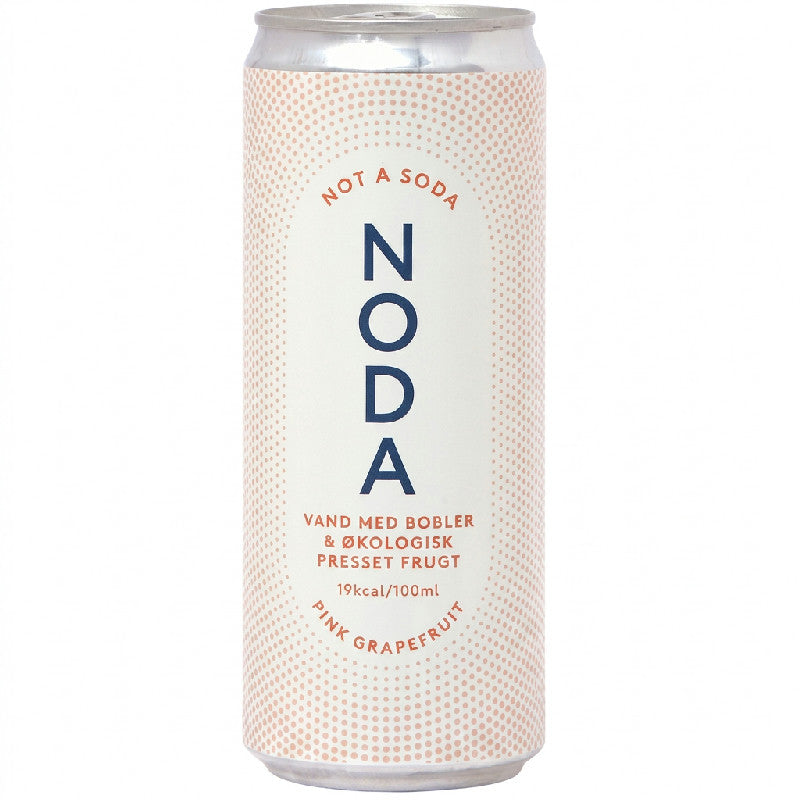 Noda Pink Grapefruit læskedrik i 33 cl-flaske med frugtjuice