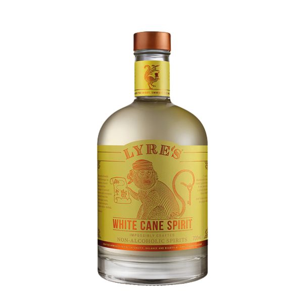 Flaske Lyre's White Cane Spirit, alkoholfri spiritus med smag af hvid rom