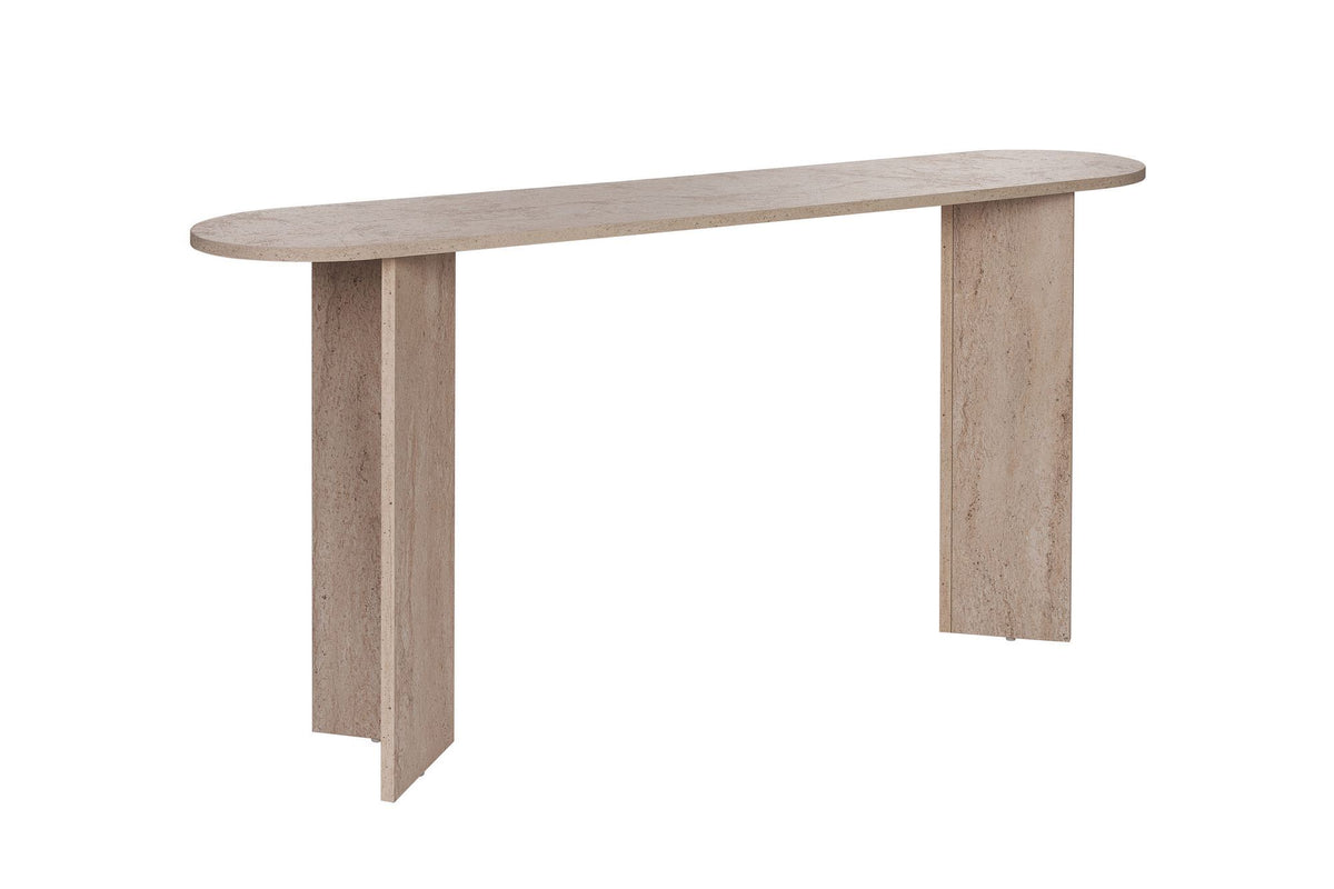 Se NORDVÄRK Sira konsolbord, oval - travertin melamin (150x35) ❤ Kæmpe udvalg i NORDVÄRK - Køb online på udsalg og tilbud lige nu ❤ Meget billig fragt og hurtig levering - Varenummer: Boboonline-122056 og barcode / Ean: 8684283756841 på lager - Udsalg på Møbler,Borde,Konsolborde,
Møbler,
Borde,
Dagligstue,
Entré,
Bestsellers, Store besparelser – op til 77% - Store besparelser på over 2.281 brands