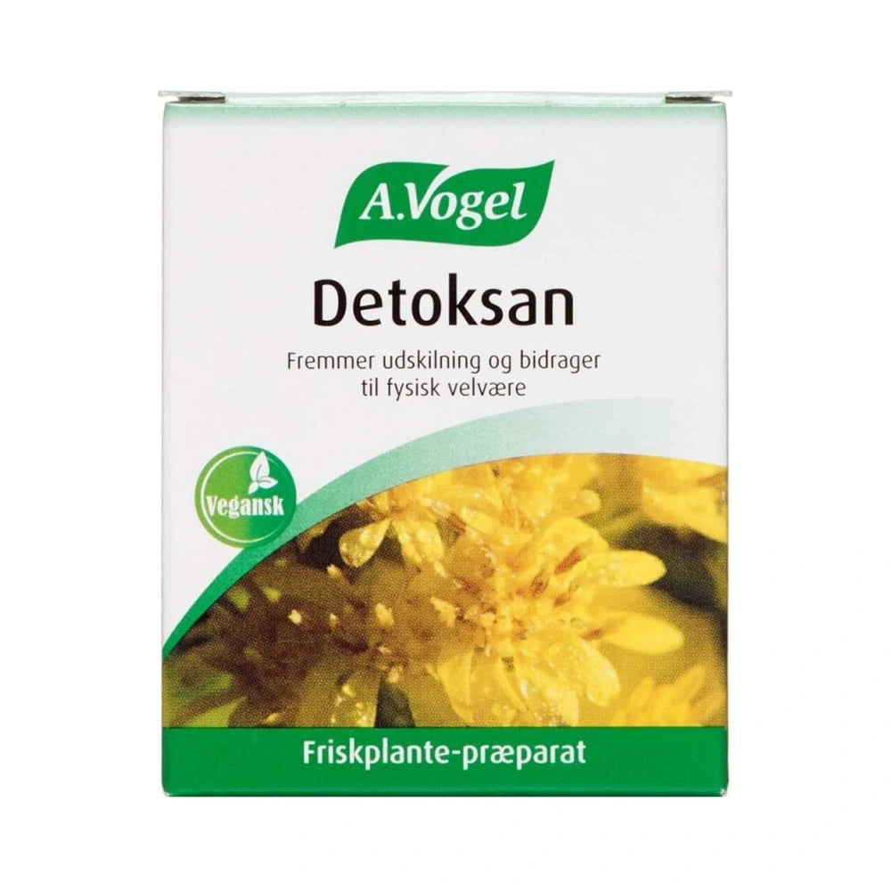 A. Vogel Detoksan tabletter med birkeblade og gyldenris, pakke med 60 stk