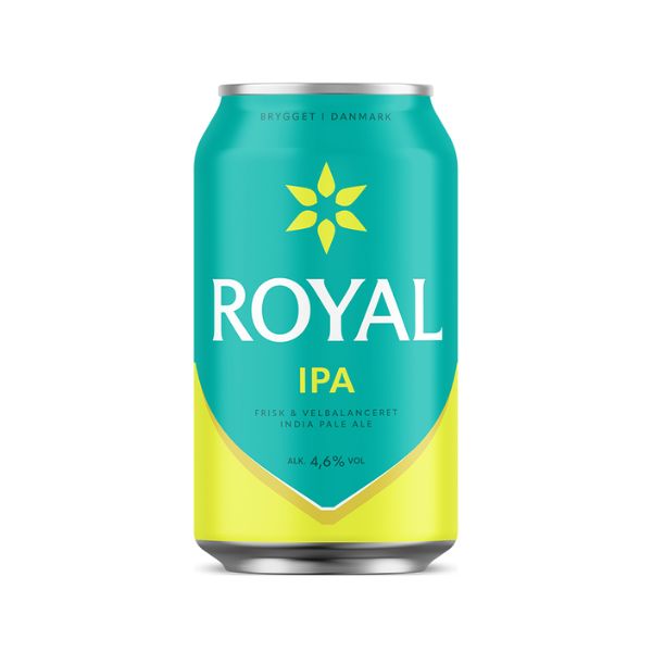 Royal IPA, vestkyst-inspireret øl på 33 cl og 4,6 procent