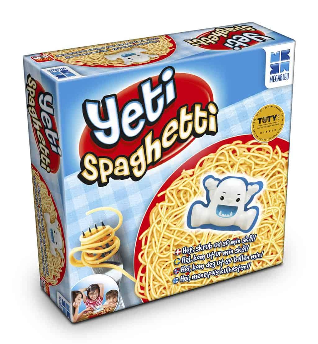 Maki spillet Yeti Spaghetti med yeti og spaghetti i skål