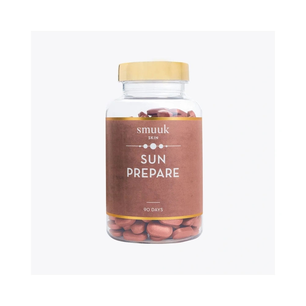 Smuuk Skin SunPrepare kosttilskud i pakke med 180 stk