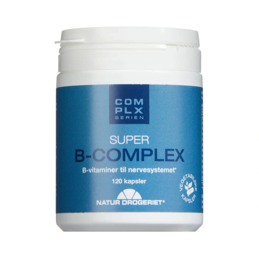 Natur Drogeriet Super B-Complex kosttilskud med B-vitaminer, 120 kapsler