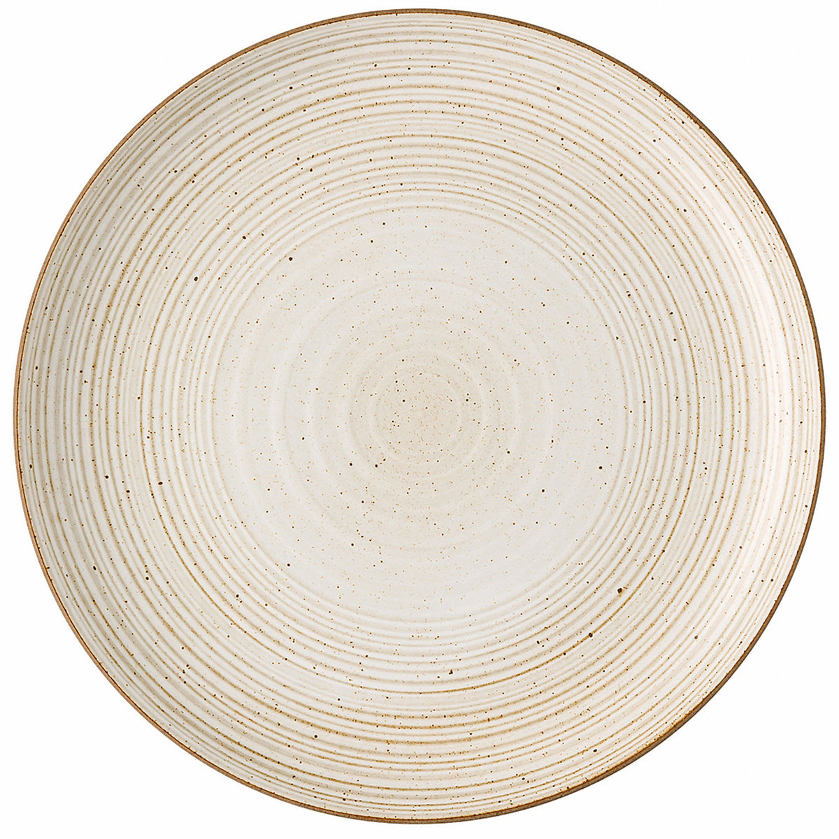 Rosenthal Thomas Nature madtallerken på 27 cm i sandfarve med teksturet mønster
