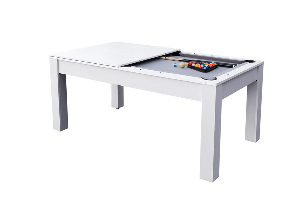 Se Sanremo 6' multifunktionsbord - spisebord, poolbord og bordtennis, inkl. tilbehør, hvid ❤ Kæmpe udvalg i Stanlord - Køb online på udsalg og tilbud lige nu ❤ Lav fragtpris og hurtig levering - Varenummer: Bolig&Haven-48693398864202 og barcode / Ean: 5713570004389 på lager - Udsalg på Op til 63% rabat - Over 1.329 brands på online udsalg
