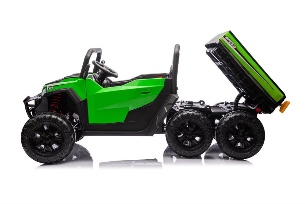 Se Azeno Farmer Truck II - 24V, 4x45W Motorer, Litium batteri, 2 Sæder, m. Gummihjul & El Tiplad ❤ Kæmpe udvalg i Leggodt - Køb online på udsalg og tilbud lige nu ❤ Hurtig levering til lave fragtpriser - Varenummer: Bolig&Haven-52817363534154 og barcode / Ean: 5713570005362 på lager - Udsalg på Spar stort – op til 53% - Over 2.739 kendte brands på stort udsalg