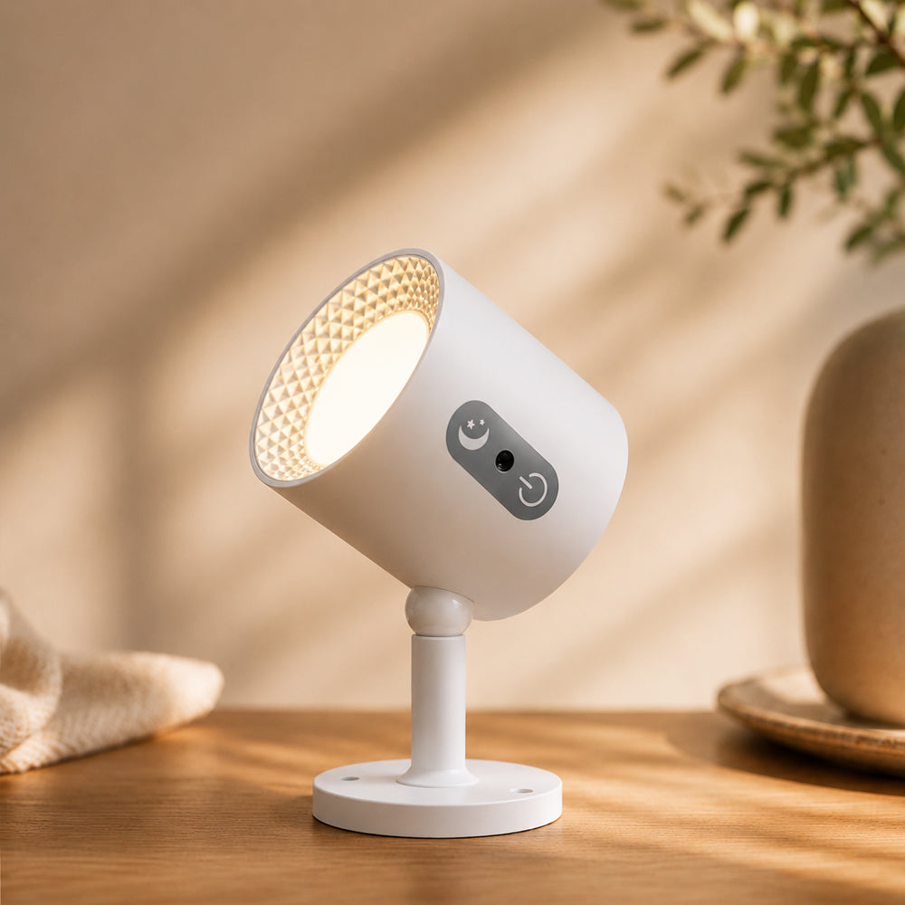 Se LED natlampe 360Â° roterbar magnetisk 3 farvetemperaturer - hvid eller sort - Hvid ✔ Kæmpe udvalg i Satana - Køb online på udsalg og tilbud lige nu ✔ Billig fragt og hurtig levering - Varenummer: Satana-43737792741454 på lager - Udsalg på Personlig pleje > Op til 61% rabat - Kendte mærker på udsalg – over 1.329 brands