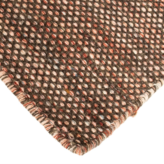 Lille kelim-tæppe Bali 2990 i rustic brun, 50 x 80 cm, fra HC Interior Rugs