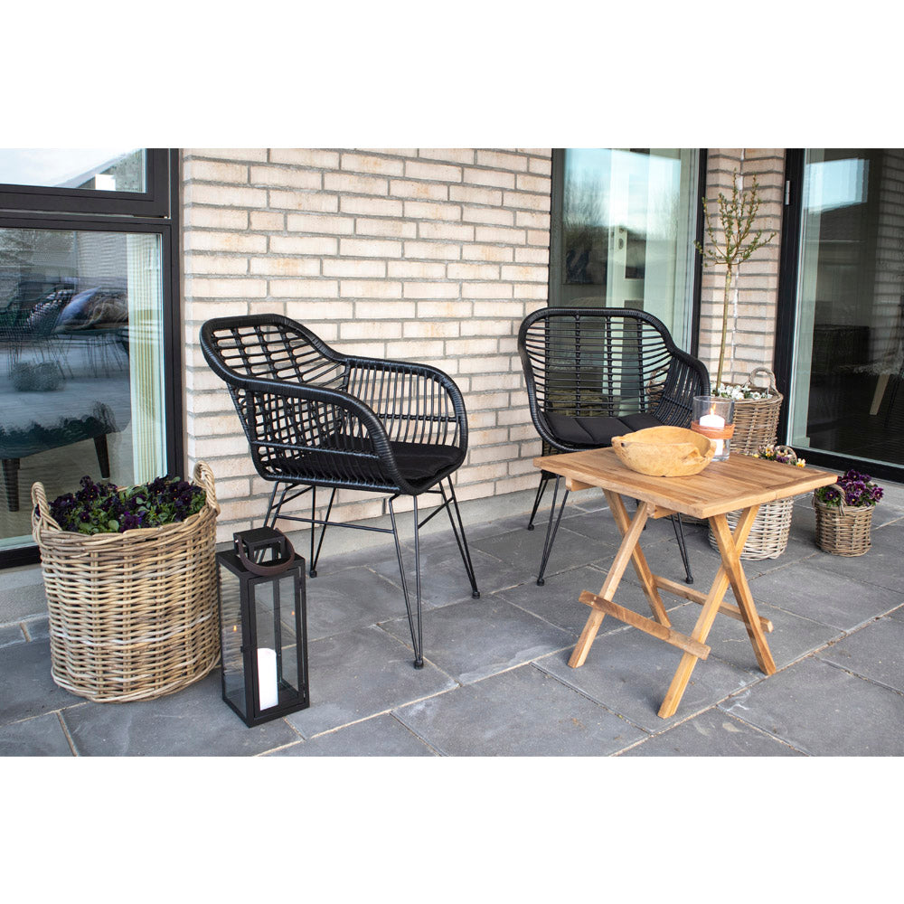 Se House Nordic - Trieste Stol - 2 stk. Sort polyrattan med hynde ❤ Kæmpe udvalg i House Nordic - Køb online på udsalg og tilbud lige nu ❤ Lav fragtpris og hurtig levering - Varenummer: Bolig&Haven-42408763425020 og barcode / Ean: 5713917006779 på lager - Udsalg på Op til 63% rabat - Over 2.739 mærker samlet ét sted