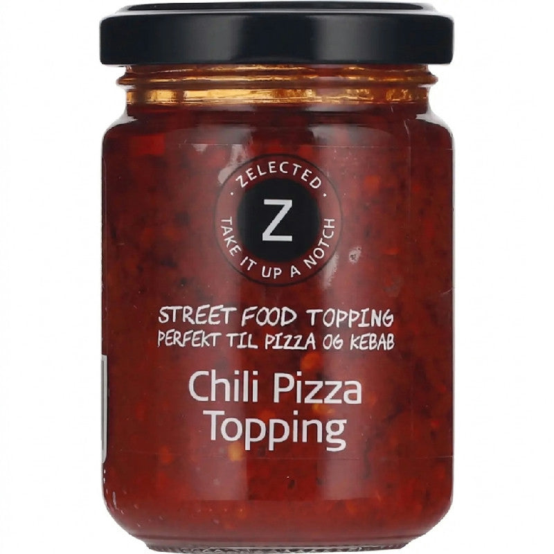 Zelected chili pizza topping i pakning på 120 gram