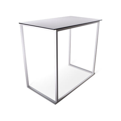 Square Ståbord 120x70cm - Sort-hvid