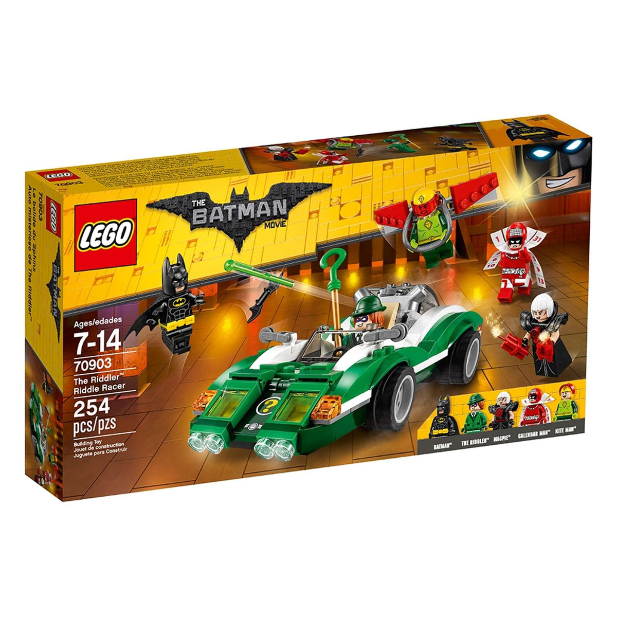 LEGO BATMAN FILMEN Gækkerens gåderacerbil 70903 racerbil