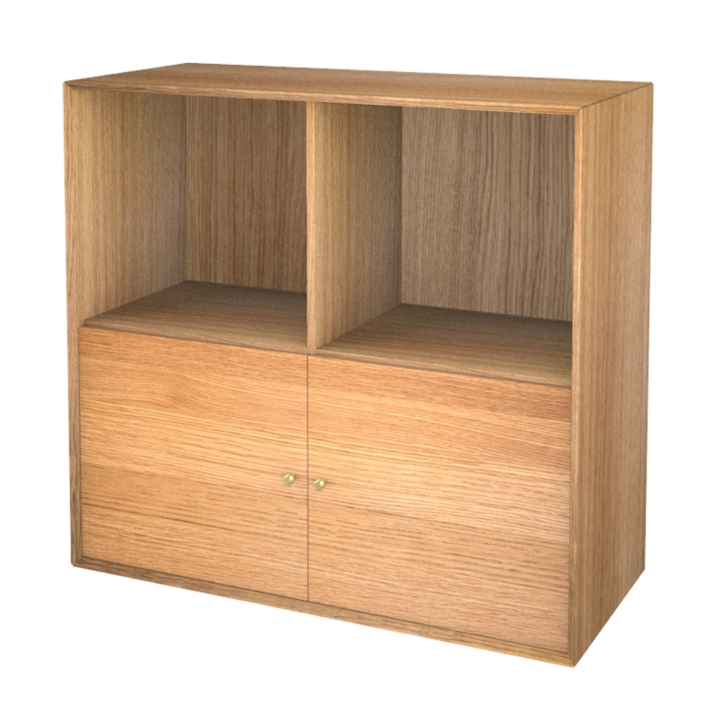 The Wood Box 7176 reol med to døre nederst i entré