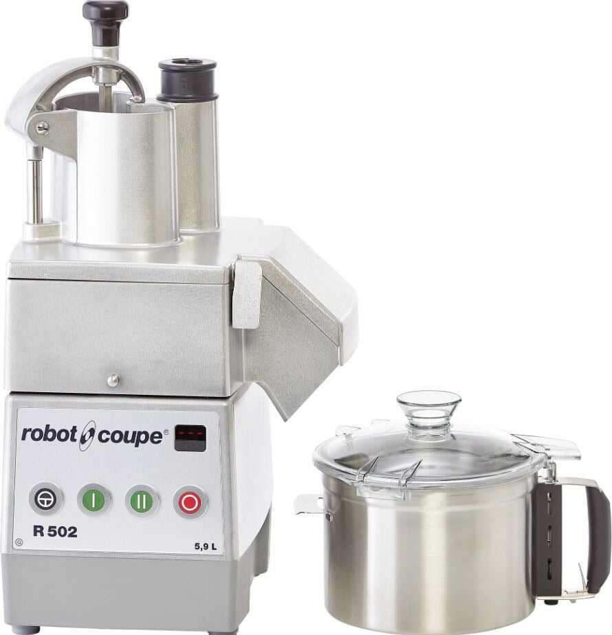 Robot Coupe R 502 kombicutter med cutter og grøntskærer til professionelt køkken