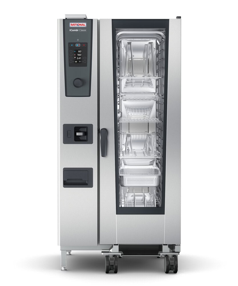 Rational iCombi Classic 20 x 1/1 GN industriovn på el med højrehængt dør