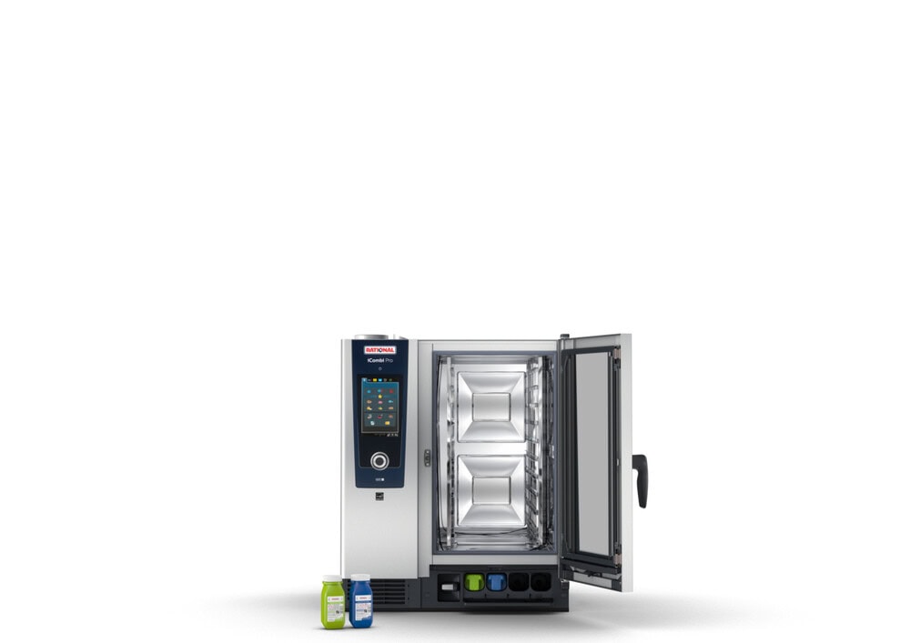Rational iCombi Pro 10 x 1/1 GN kombi-damper på el med AutoDose, venstrehængt