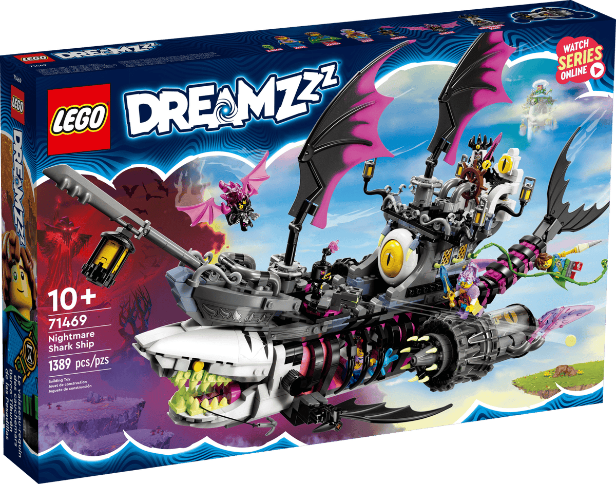 LEGO DREAMZzz Mareridtshajskib 71469 som monsterfartøj af piratskib