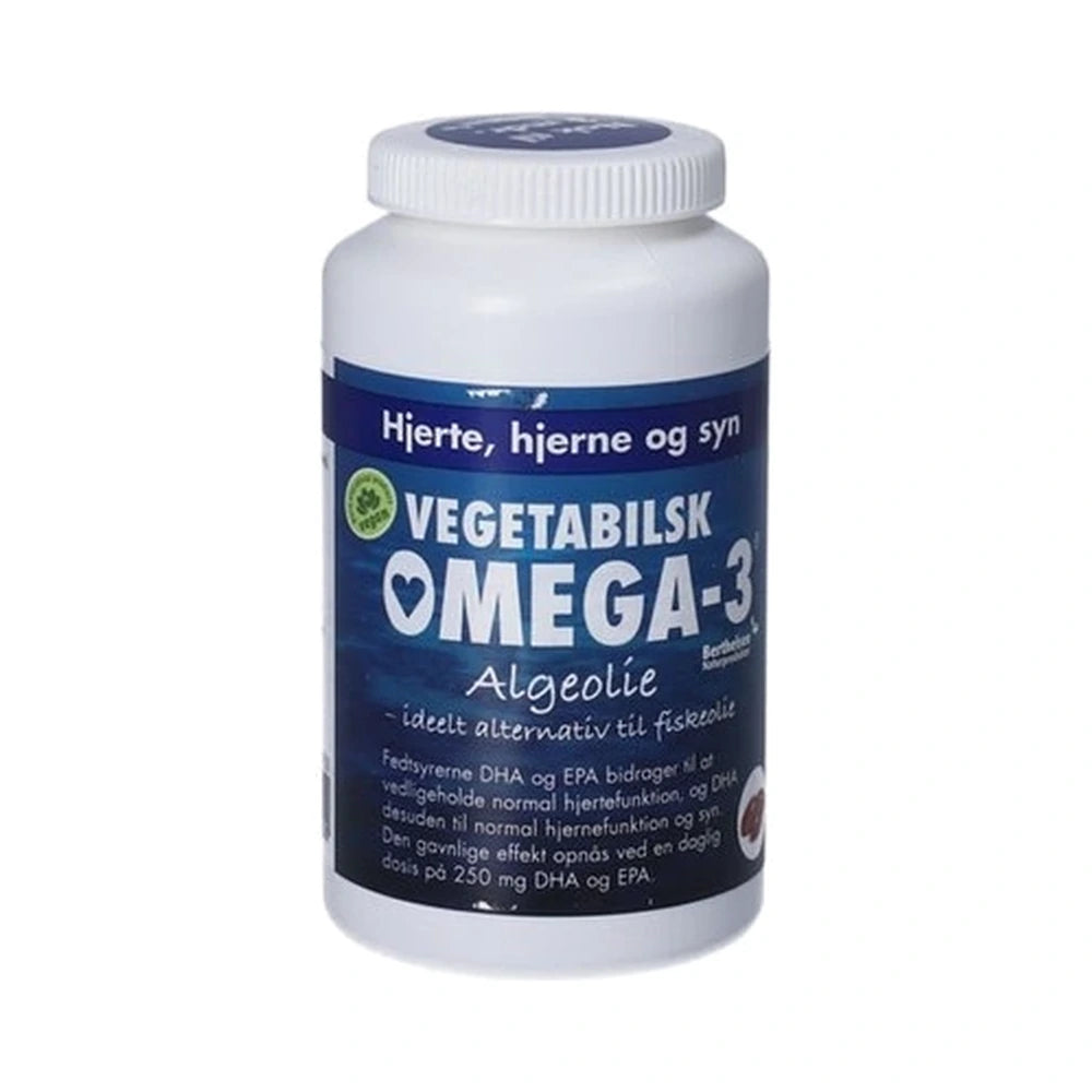 Pakke med Grønne Vitaminer vegetabilsk omega-3 kapsler, 180 stk