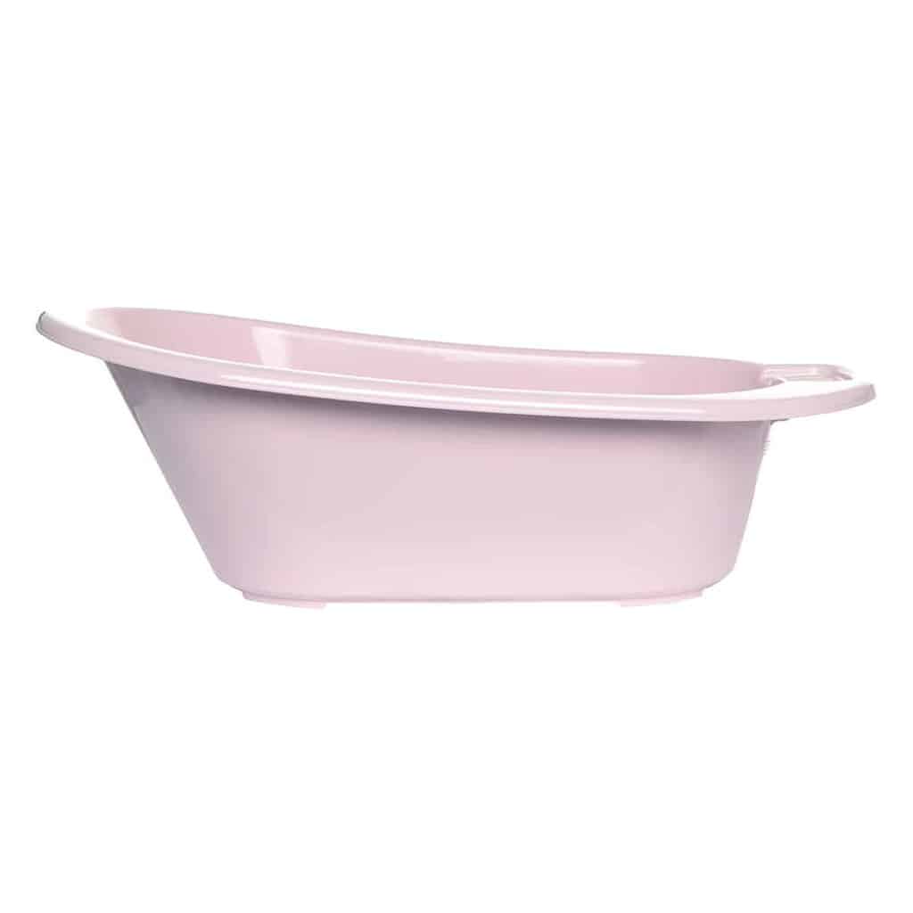 Bebé-jou babybadekar i farven Mellow Rose med indbygget sædekant