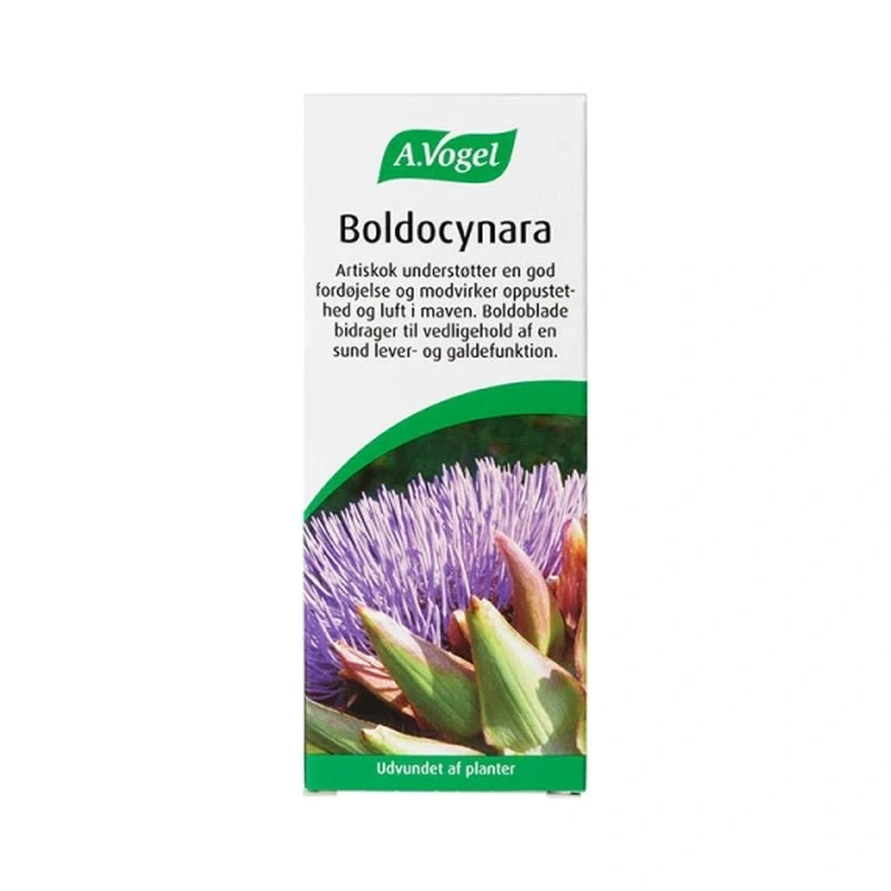 A. Vogel Boldocynara kosttilskud med udtræk af artiskok, mælkebøtte og pebermynte, 100 ml