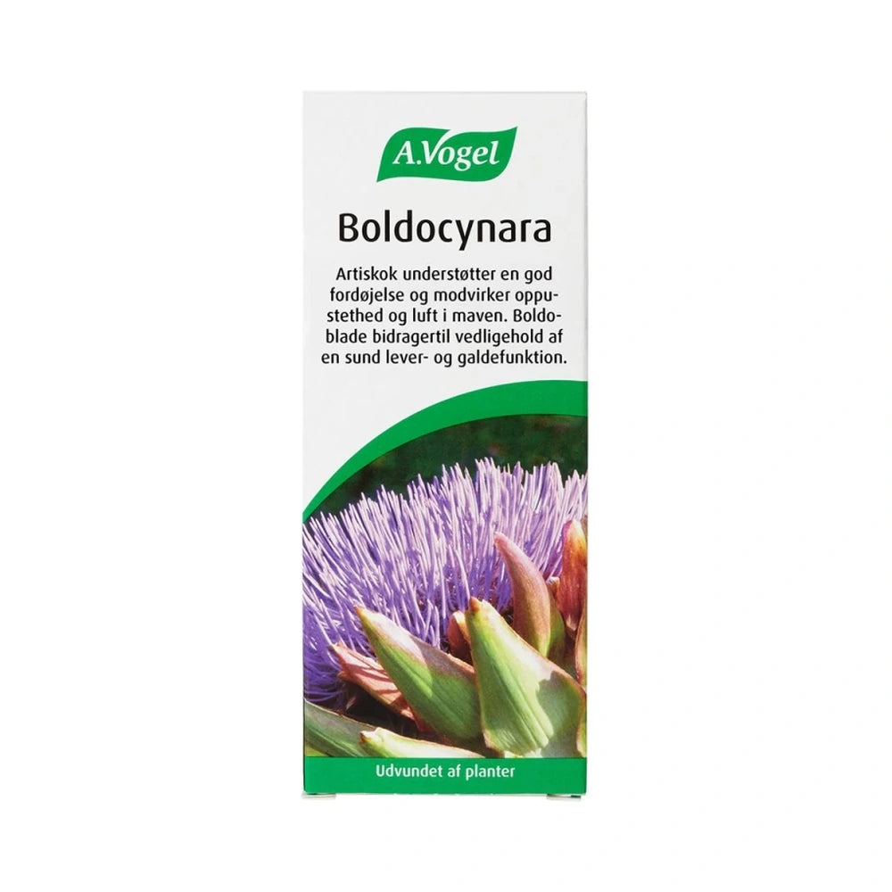 A. Vogel Boldocynara kosttilskud med udtræk af artiskok, mælkebøtte og pebermynte, 50 ml