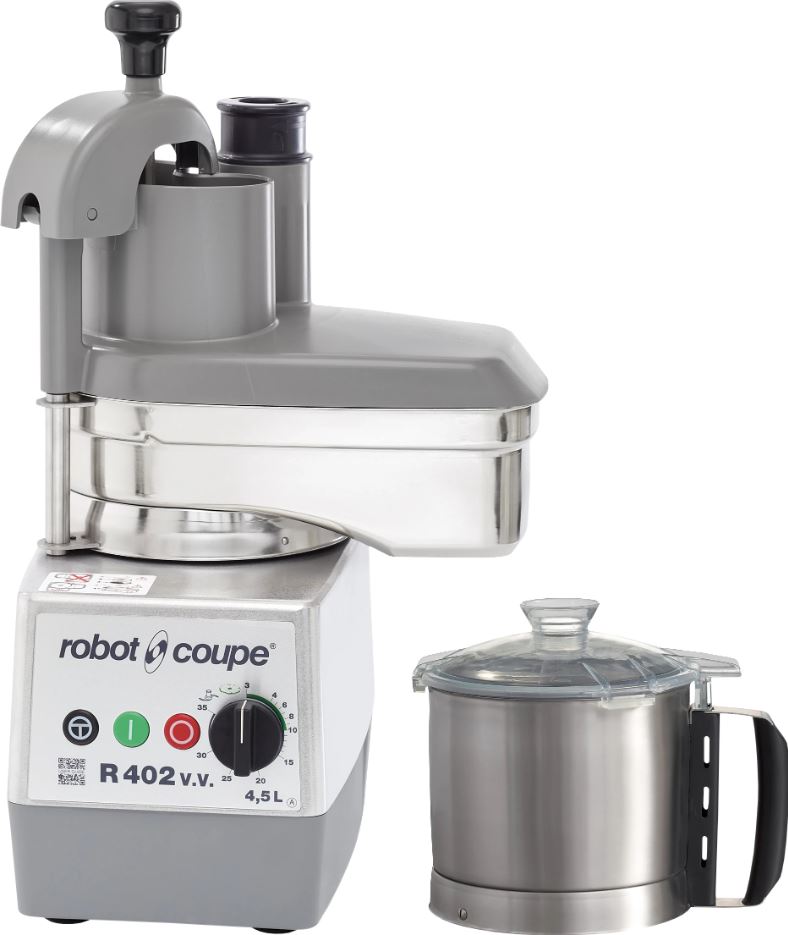 Robot Coupe R 402 V.V. kombicutter med trinløs variabel hastighed