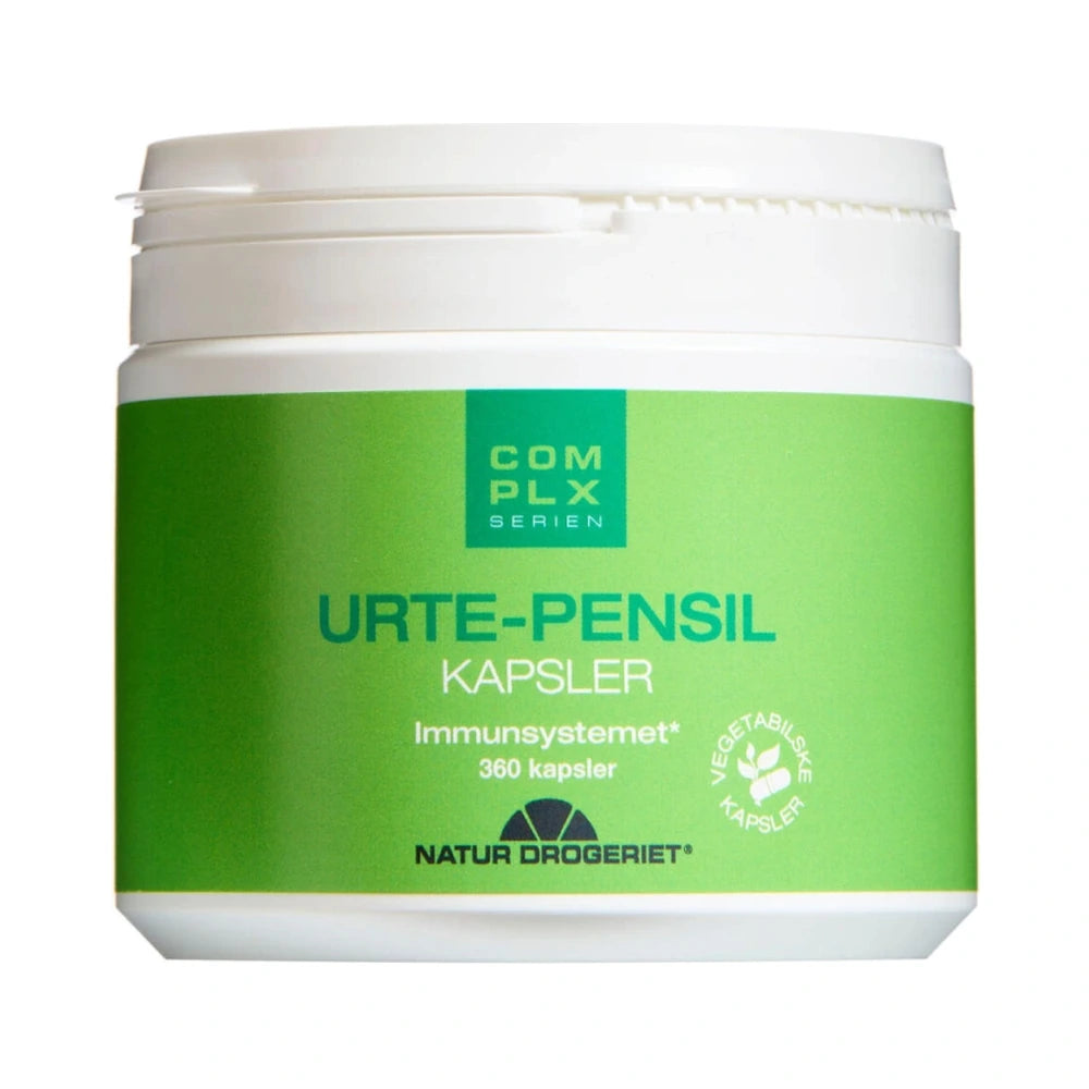 Natur Drogeriet Urte-Pensil kapsler 340 mg med echinacea, pakning med 360 stk