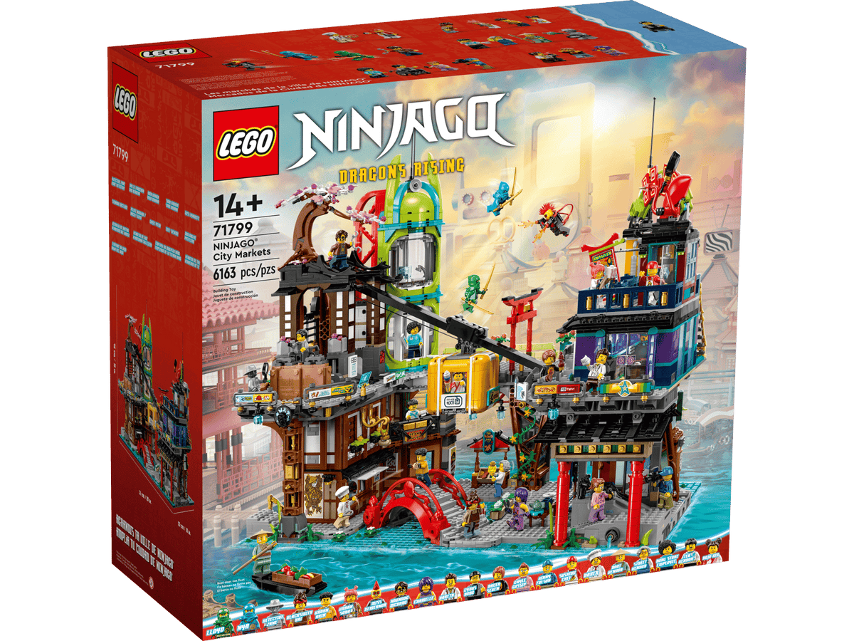 LEGO NINJAGO Citys markeder 71799 byggesæt med 4 etager