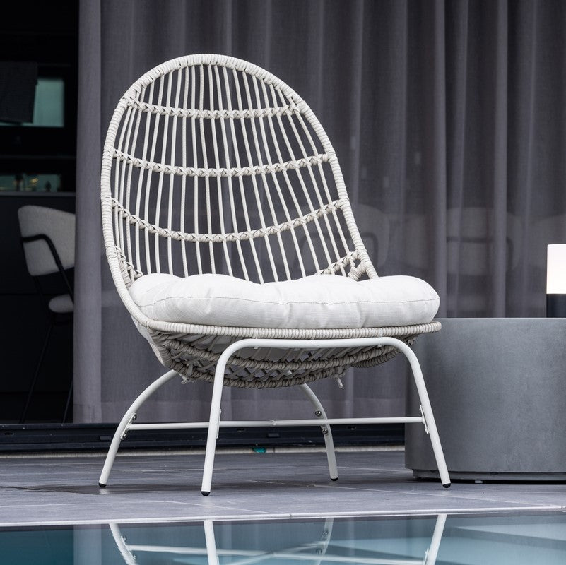 Se Shasta - Hvilestol i hvidt stål og beige polyester ❤ Kæmpe udvalg i 3-nordic - Køb online på udsalg og tilbud lige nu ❤ Billig fragt • Hurtig levering - Varenummer: 3-nordic-5766 og barcode / Ean: på lager - Udsalg på Haven - Havemøbler - Siddemøbler til haven - Hvilestole Store besparelser – op til 67% - 2.739+ brands til skarpe priser