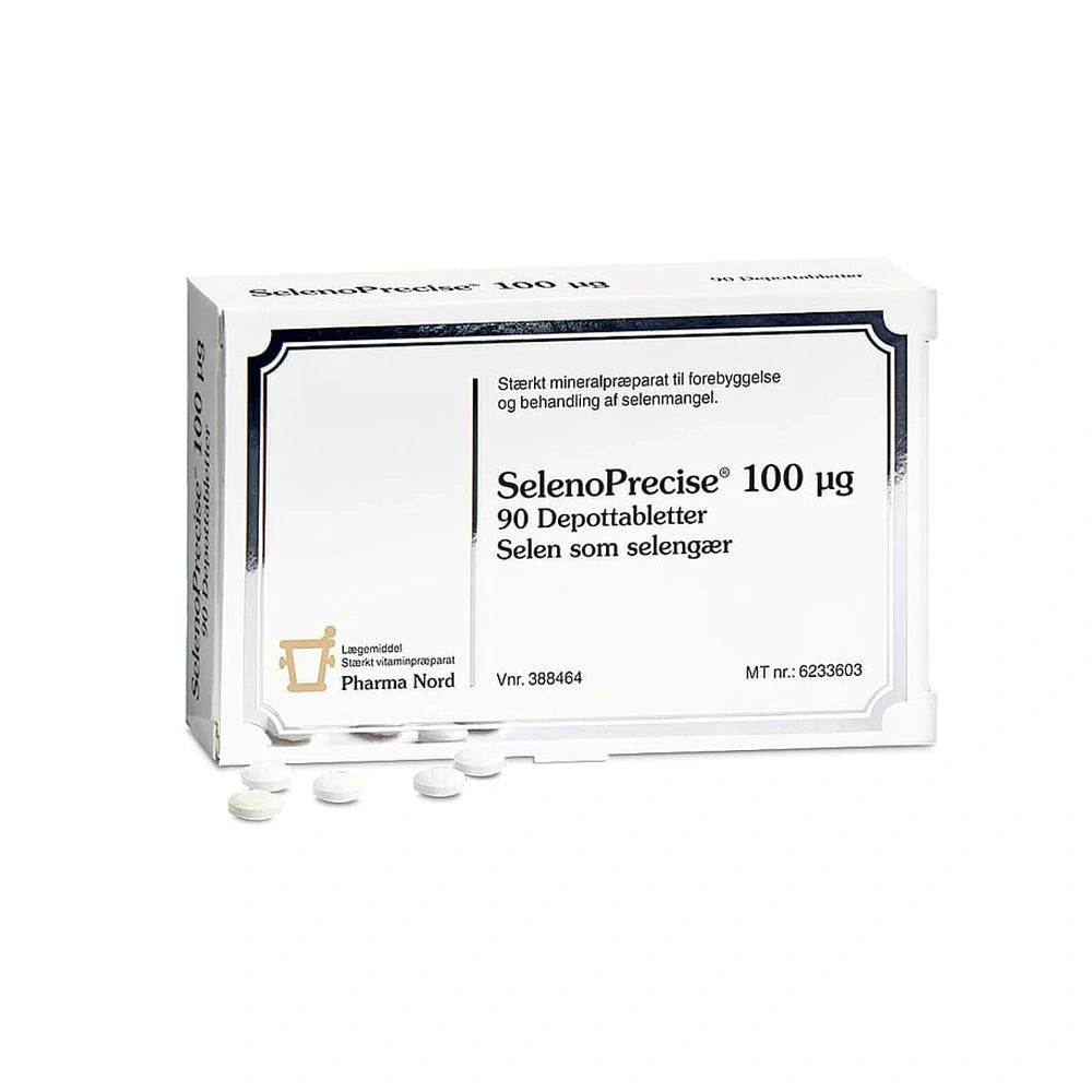 Pharma Nord SelenoPrecise tabletter, mineralprodukt med selen i form af selengær