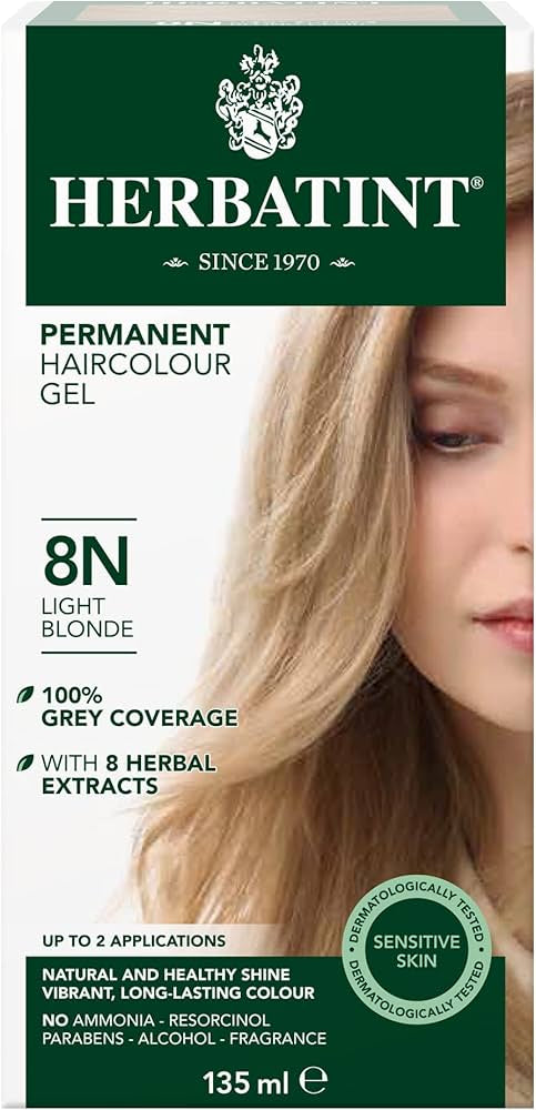 Se Herbatint 8N Light Blond 150 ml. X ✔ Kæmpe udvalg i Herbatint - Køb online på udsalg og tilbud lige nu ✔ Lav fragtpris og hurtig levering - Varenummer: Helsegrossisten-57443 og 8016744808644 på lager - Udsalg på Personlig pleje > > Spar helt op til 57% - Over 739 kendte mærker på udsalg