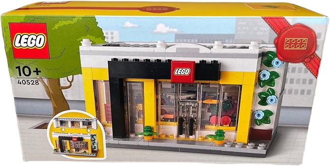 LEGO Brand Retail Store 40528, miniature af en moderne LEGO Store med hylder og vinduer