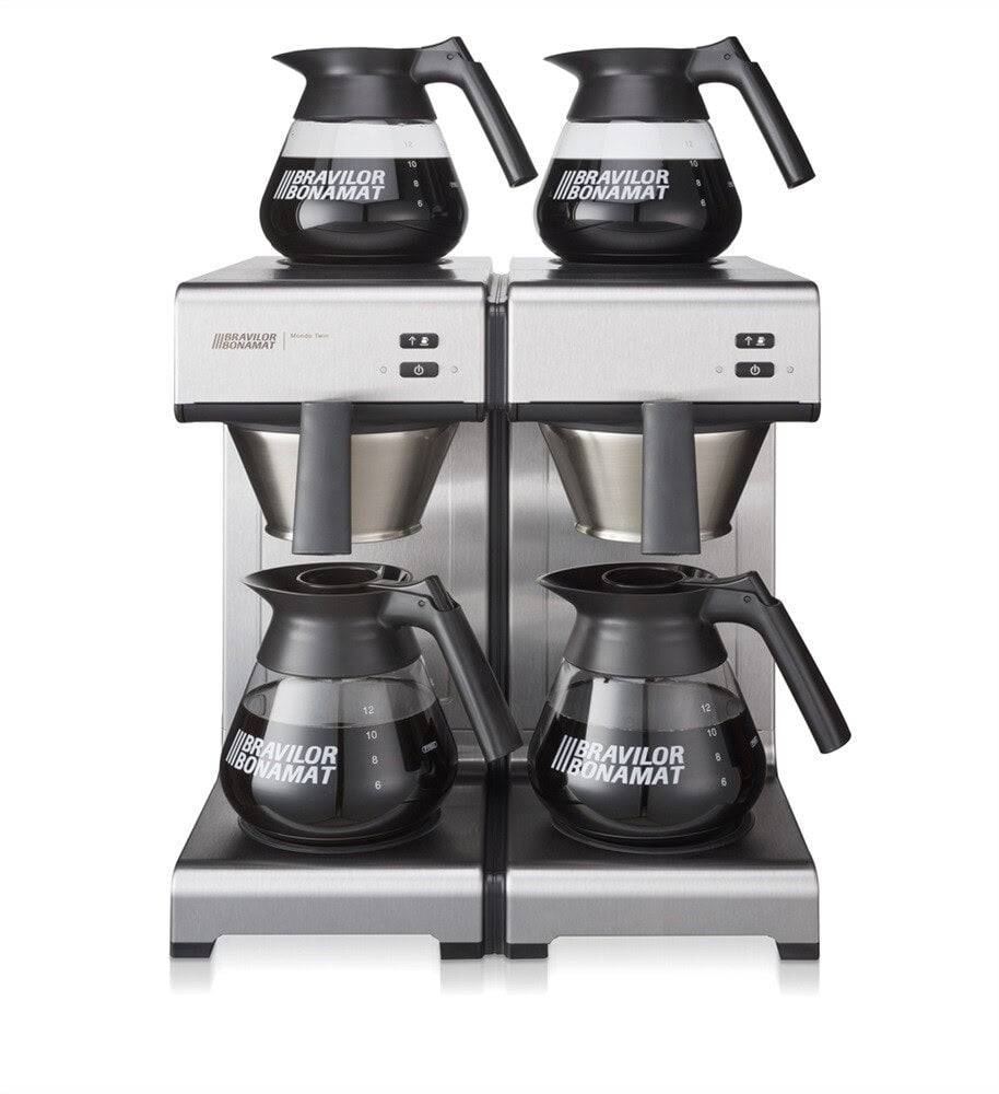 Bravilor Bonamat Mondo Twin dobbelt filterkaffemaskine med 6 liters kapacitet